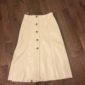 Banana Republic vegan leather skirt
